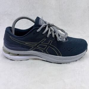 ASICS Gel Kayano 28 Womens Running Shoes Blue Gray Size 9 Wide 1012B045 FF
